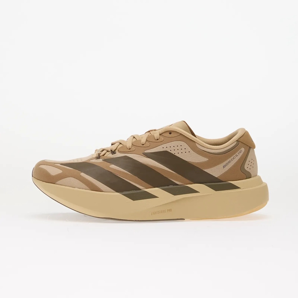 Size 9 - [New] Men's adidas Adizero Evo SL Exo Suede Running Shoes Beige KI2685